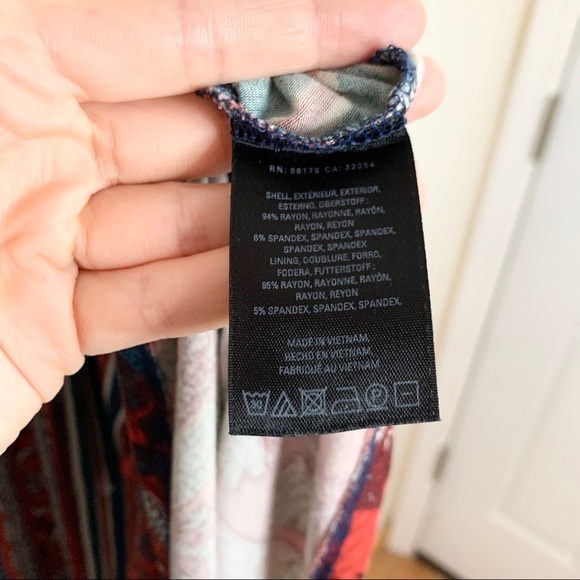 ANTHRO MAEVE Tamera Wrap Dress in Red Motif - Picture 6 of 14